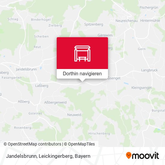 Jandelsbrunn, Leickingerberg Karte