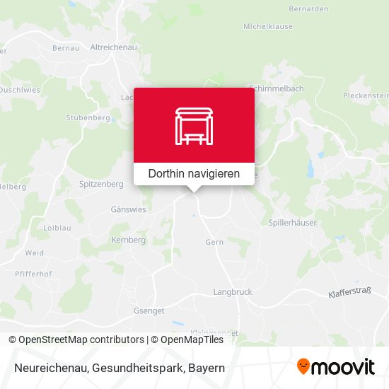 Neureichenau, Gesundheitspark Karte