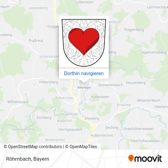Röhrnbach Karte