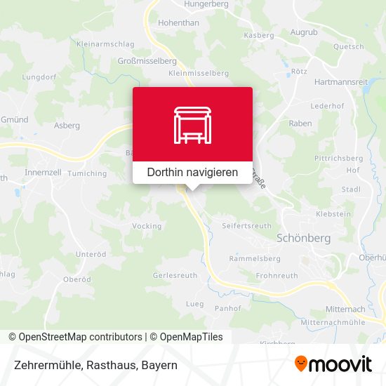 Zehrermühle, Rasthaus Karte