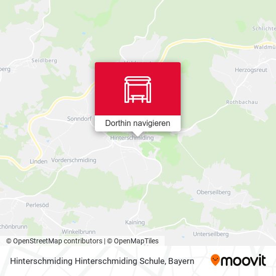 Hinterschmiding Hinterschmiding Schule Karte