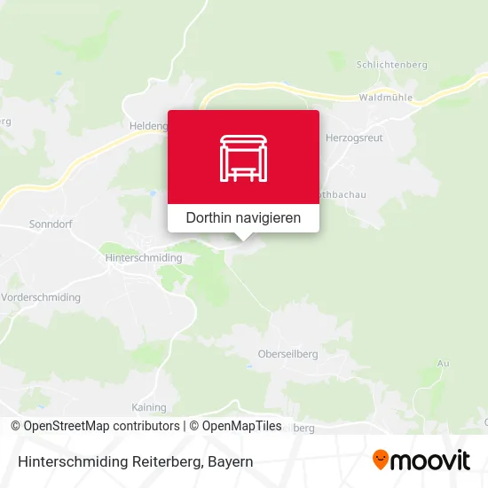 Hinterschmiding Reiterberg Karte