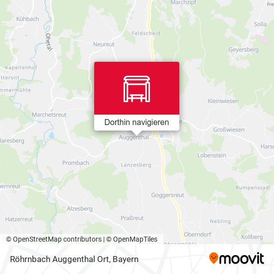 Röhrnbach Auggenthal Ort Karte