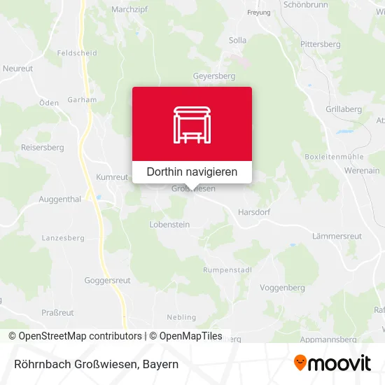 Röhrnbach Großwiesen Karte