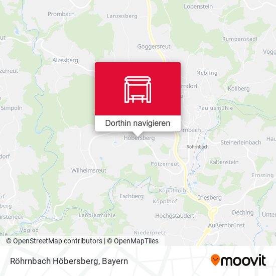 Röhrnbach Höbersberg Karte