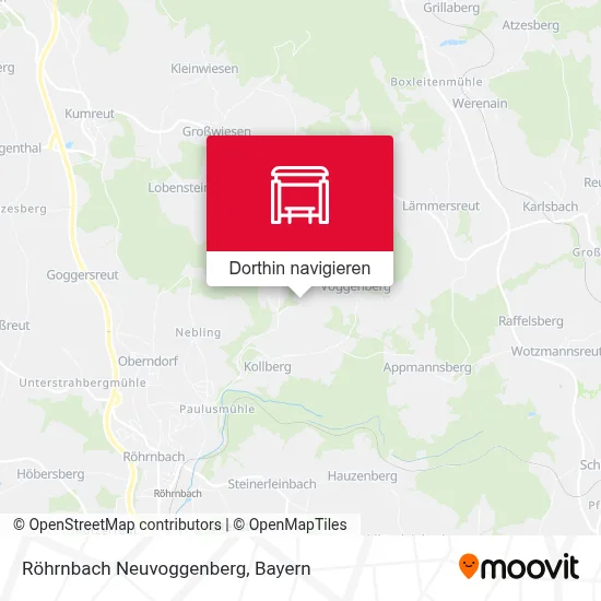 Röhrnbach Neuvoggenberg Karte