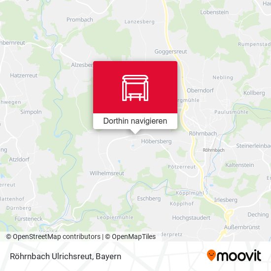 Röhrnbach Ulrichsreut Karte