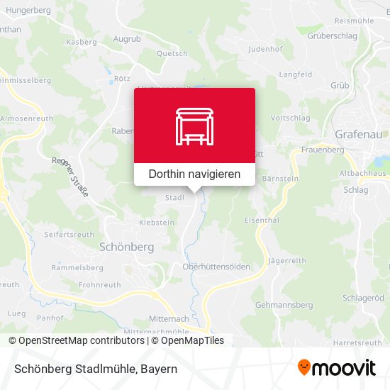 Schönberg Stadlmühle Karte