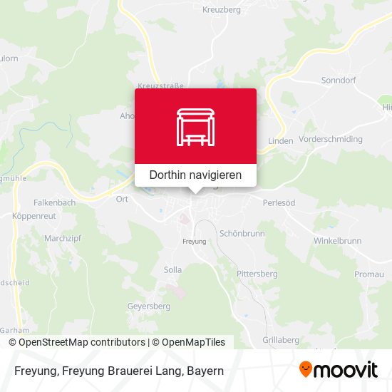Freyung, Freyung Brauerei Lang Karte