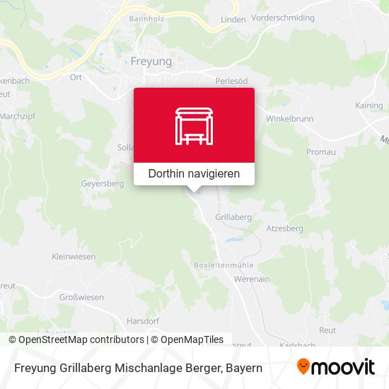Freyung Grillaberg Mischanlage Berger Karte