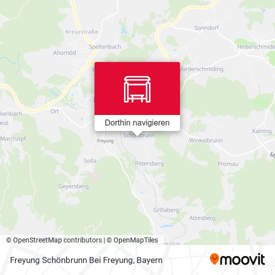 Freyung Schönbrunn Bei Freyung Karte
