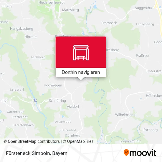 Fürsteneck Simpoln Karte