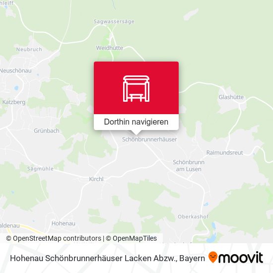 Hohenau Schönbrunnerhäuser Lacken Abzw. Karte