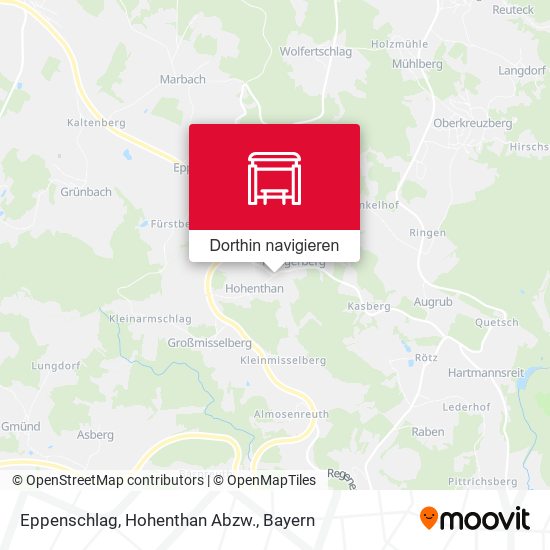 Eppenschlag, Hohenthan Abzw. Karte