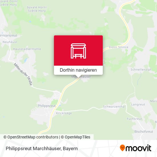 Philippsreut Marchhäuser Karte