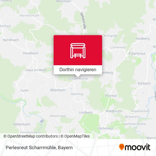 Perlesreut Scharrmühle Karte
