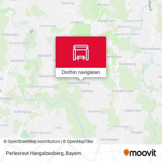 Perlesreut Hangalzesberg Karte