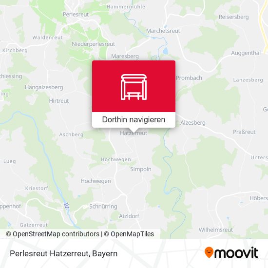 Perlesreut Hatzerreut Karte