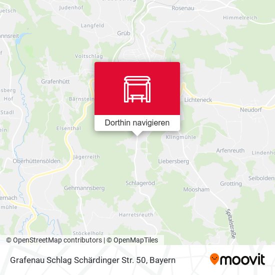 Grafenau Schlag Schärdinger Str. 50 Karte