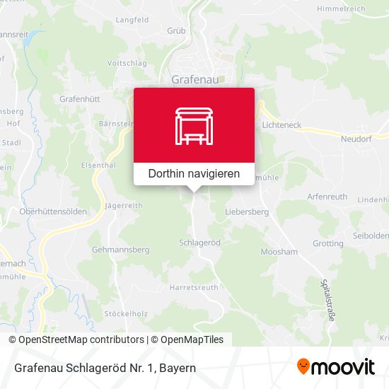 Grafenau Schlageröd Nr. 1 Karte