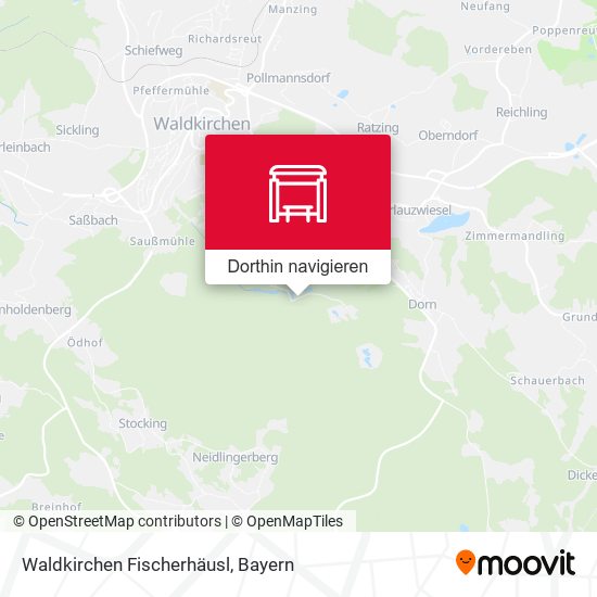 Waldkirchen Fischerhäusl Karte