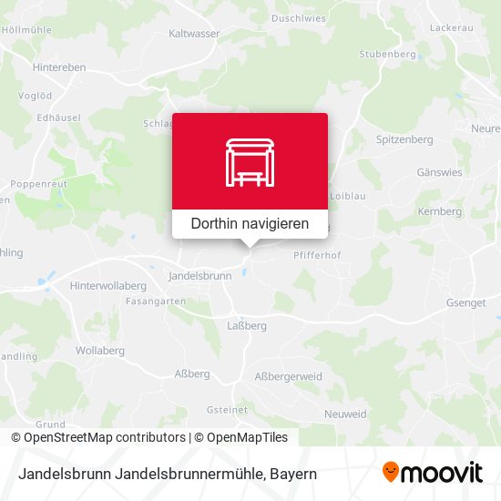 Jandelsbrunn Jandelsbrunnermühle Karte