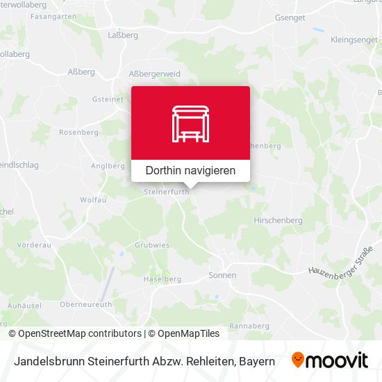 Jandelsbrunn Steinerfurth Abzw. Rehleiten Karte