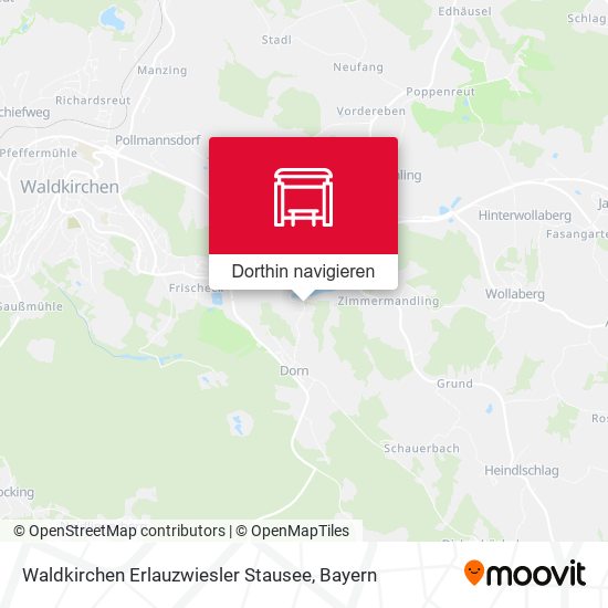 Waldkirchen Erlauzwiesler Stausee Karte