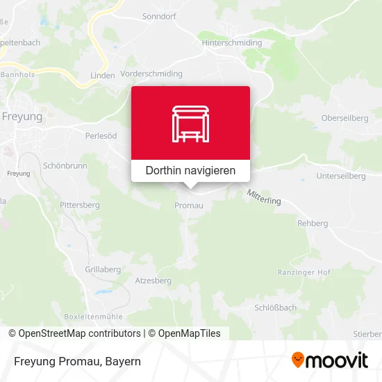 Freyung Promau Karte