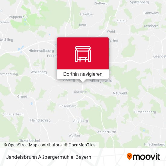 Jandelsbrunn Aßbergermühle Karte