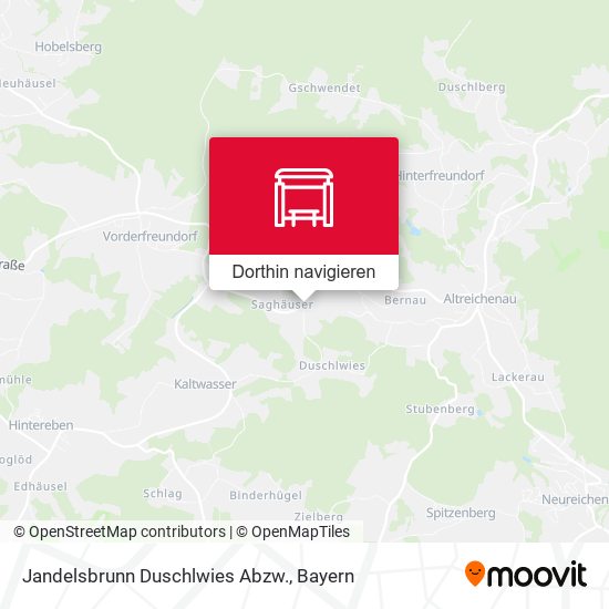 Jandelsbrunn Duschlwies Abzw. Karte