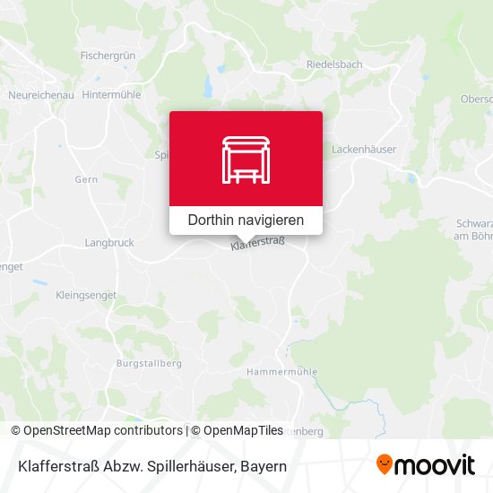 Klafferstraß Abzw. Spillerhäuser Karte