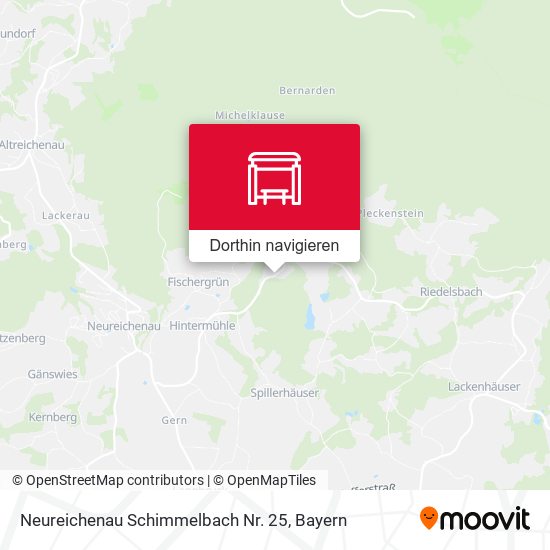 Neureichenau Schimmelbach Nr. 25 Karte