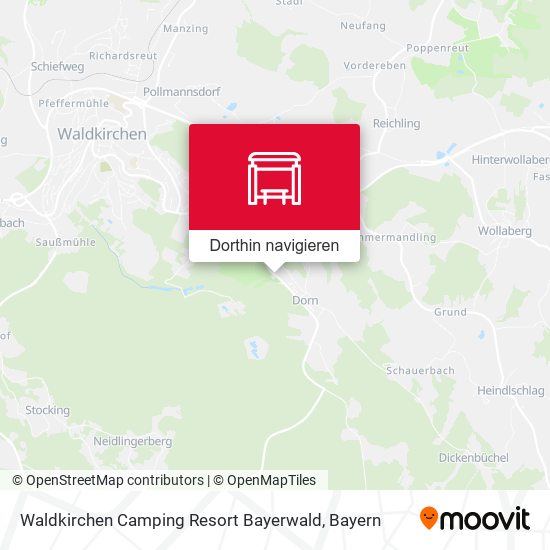 Waldkirchen Camping Resort Bayerwald Karte