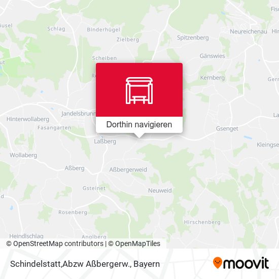Schindelstatt,Abzw Aßbergerw. Karte