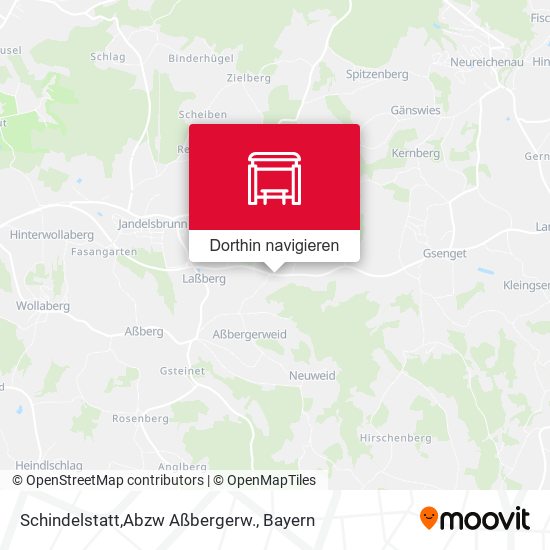 Schindelstatt,Abzw Aßbergerw. Karte