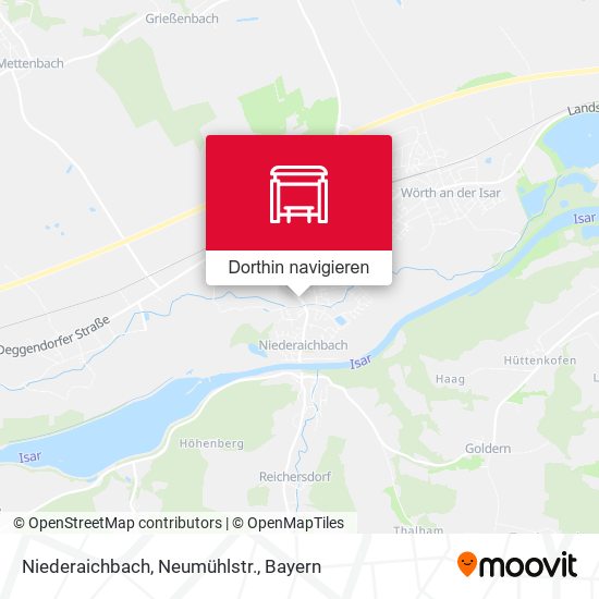 Niederaichbach, Neumühlstr. Karte