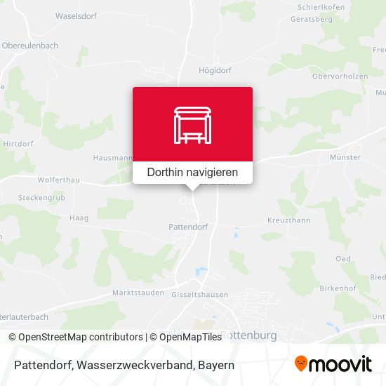 Pattendorf, Wasserzweckverband Karte
