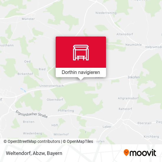 Weltendorf, Abzw Karte