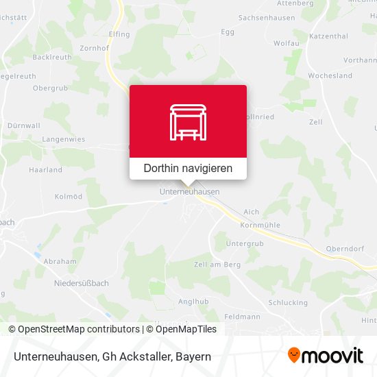 Unterneuhausen, Gh Ackstaller Karte