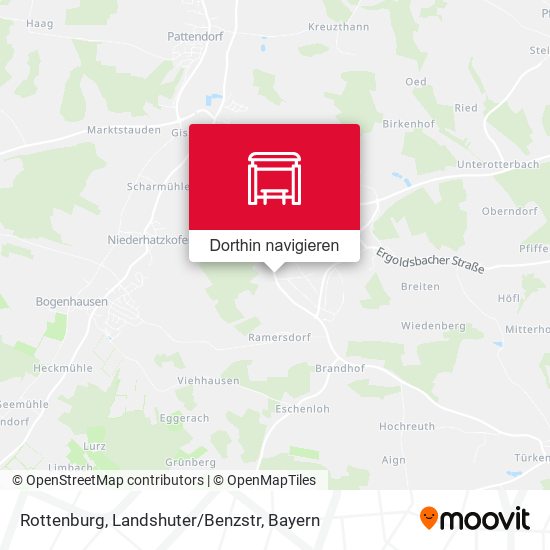 Rottenburg, Landshuter/Benzstr Karte