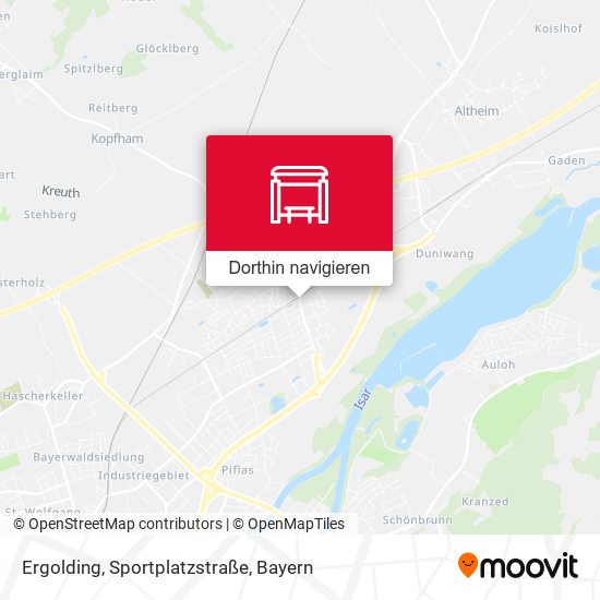 Ergolding, Sportplatzstraße Karte