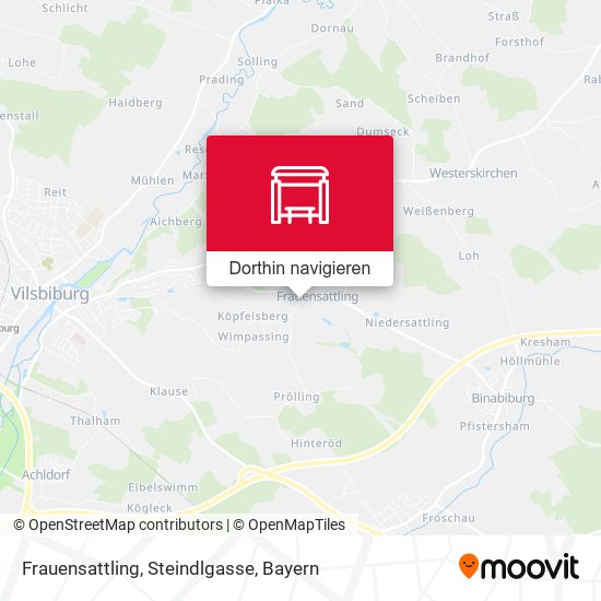 Frauensattling, Steindlgasse Karte