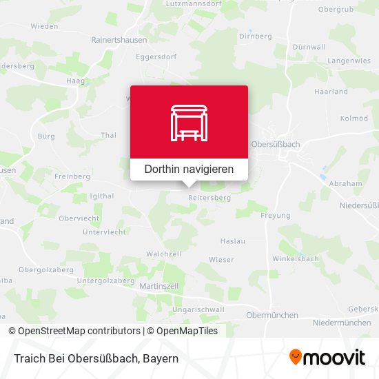 Traich Bei Obersüßbach Karte