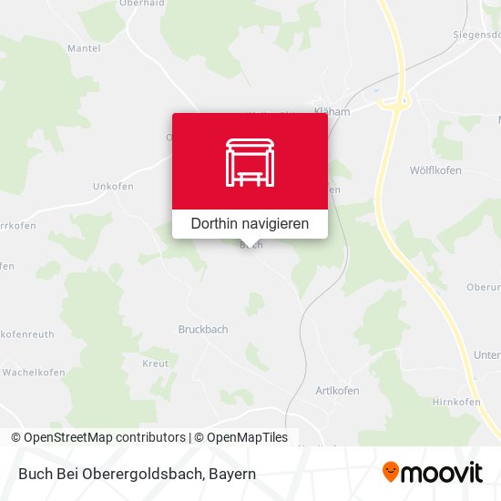 Buch Bei Oberergoldsbach Karte