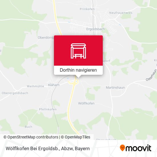 Wölflkofen Bei Ergoldsb., Abzw Karte