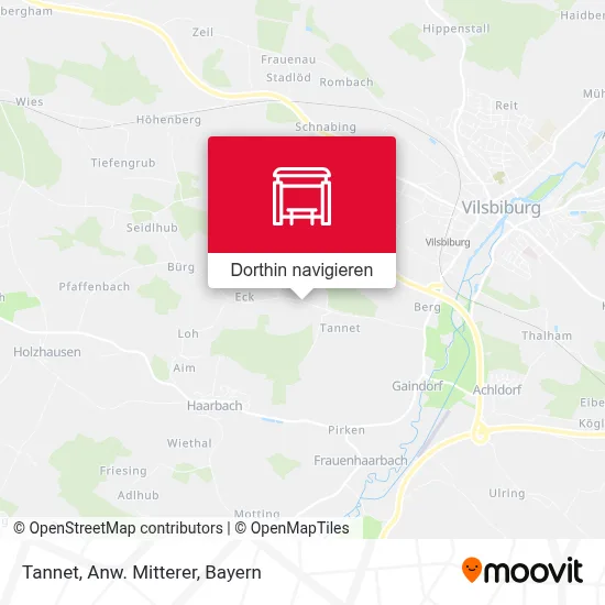 Tannet, Anw. Mitterer Karte