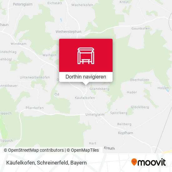 Käufelkofen, Schreinerfeld Karte