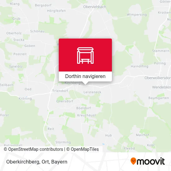Oberkirchberg, Ort Karte