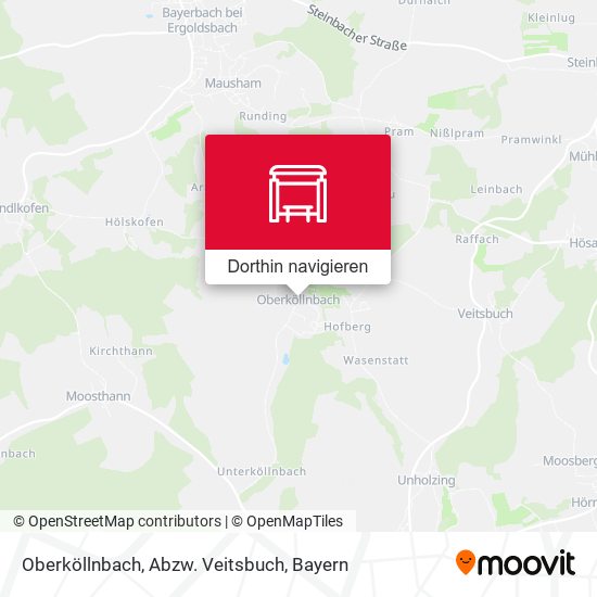 Oberköllnbach, Abzw. Veitsbuch Karte